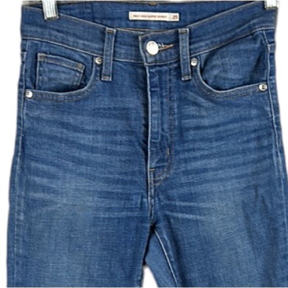 LEVI’S Mile High Super Skinny Jeans Size 25 - Picture 9 of 9